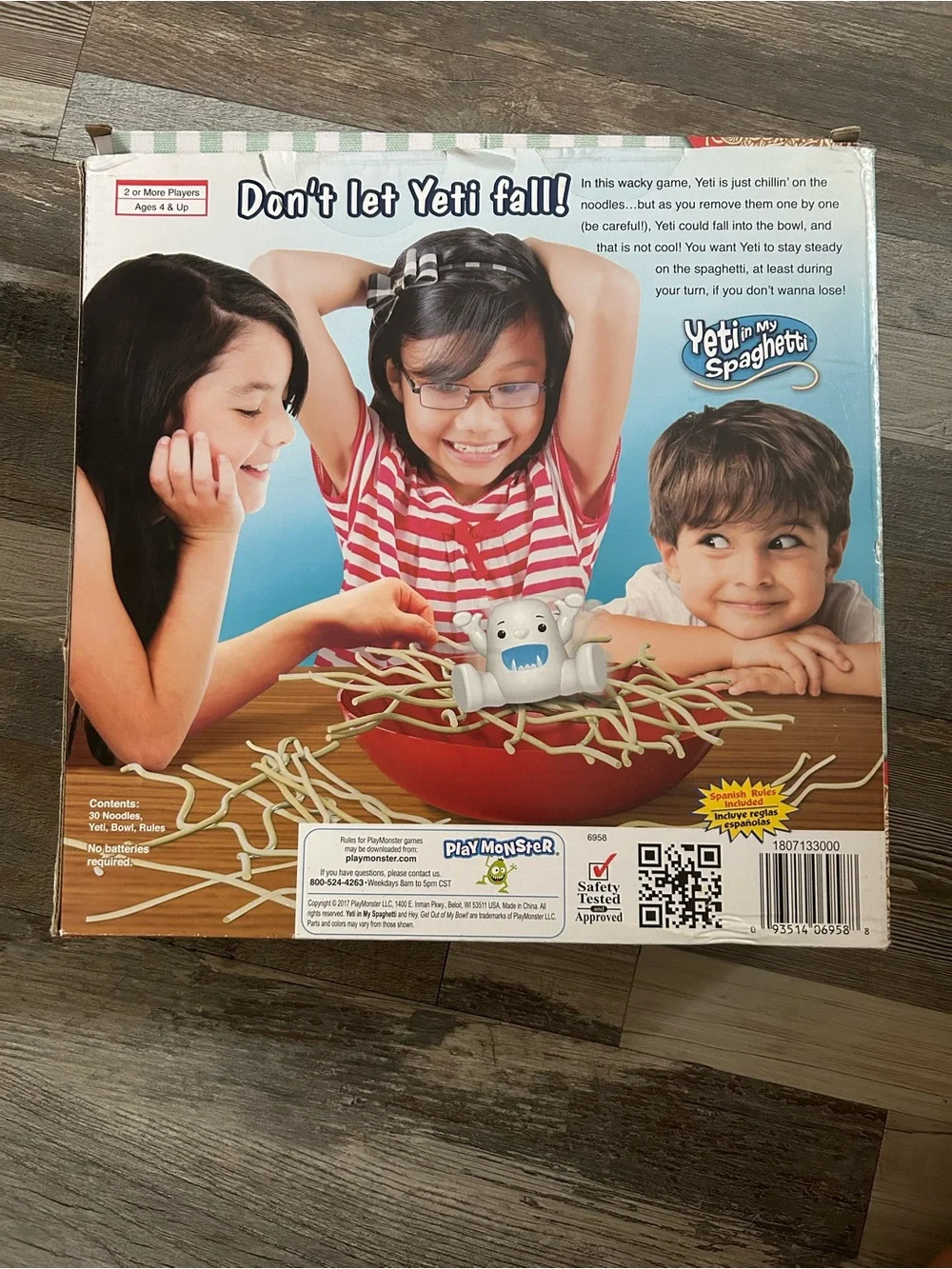 Yeti in My Spaghetti Family Game – Red Bowl by PlayMonster